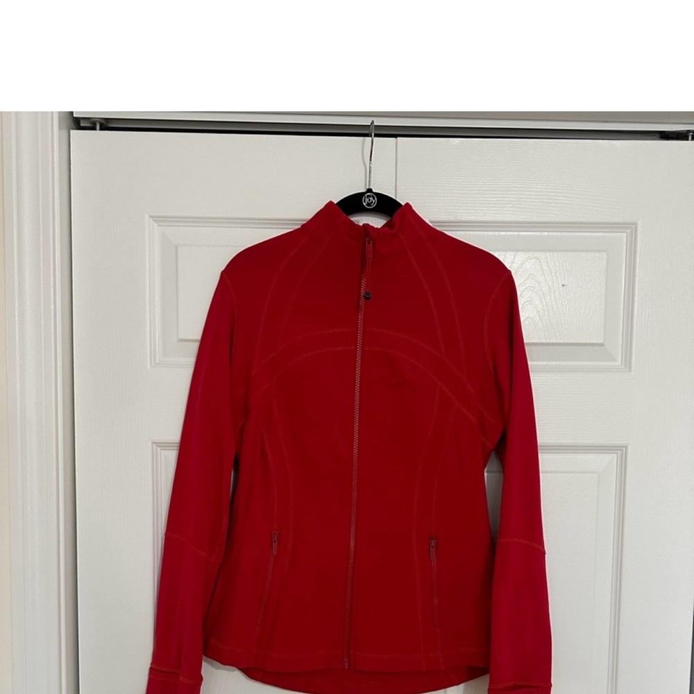 Lululemon Athletica Red Ski Jacket Full-Zip Fleece
